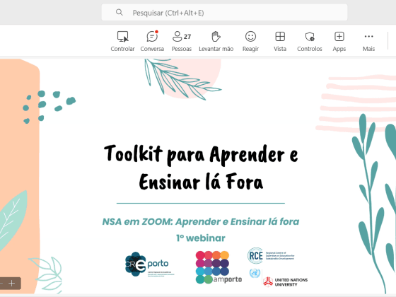 Regressaram os webinares “NSA em Zoom: Aprender e Ensinar Lá Fora”!