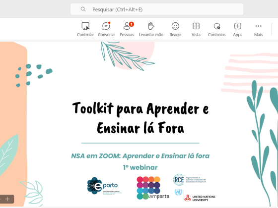 Regressaram os webinares “NSA em Zoom: Aprender e Ensinar Lá Fora”!